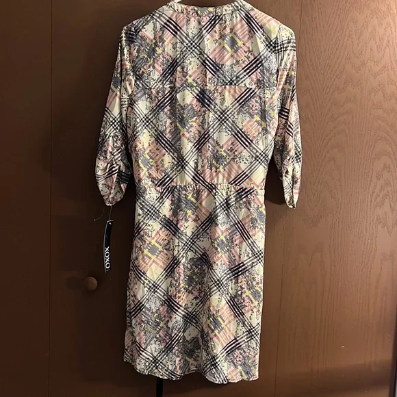 Multi print womens dress - Picture 7 of 8